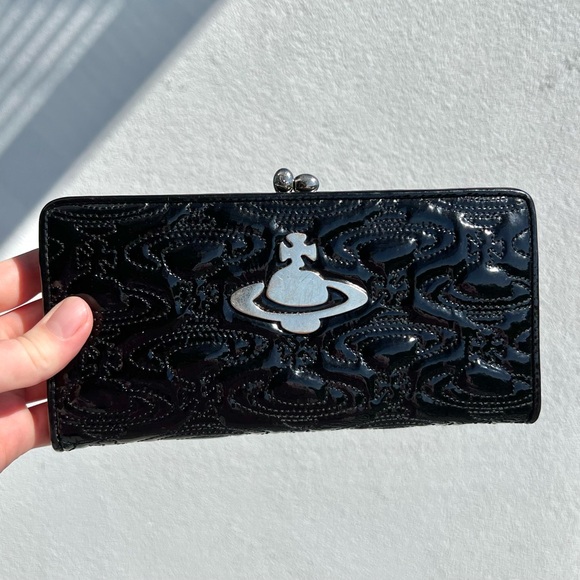 Vivienne Westwood Handbags - Vivienne Westwood Long Patent Leather Wallet